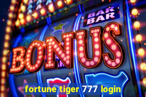 fortune tiger 777 login